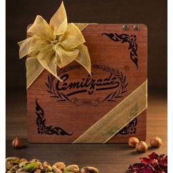 Oymalı Ahşap Kutuda Lokum